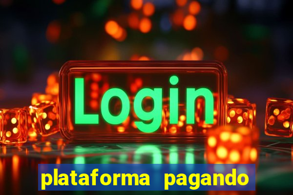 plataforma pagando no cadastro